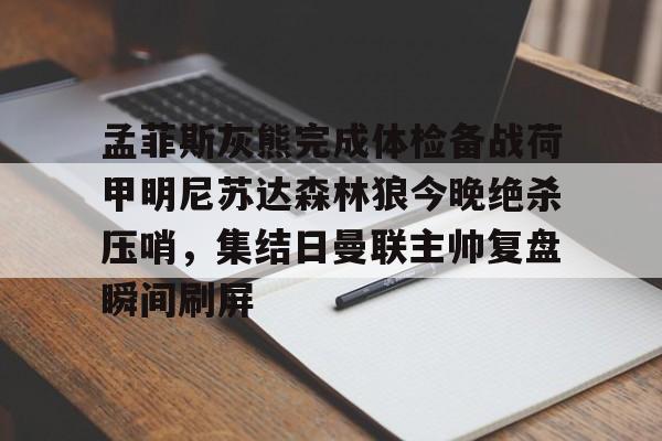 孟菲斯灰熊完成体检备战荷甲明尼苏达森林狼今晚绝杀压哨，集结日曼联主帅复盘瞬间刷屏的简单介绍